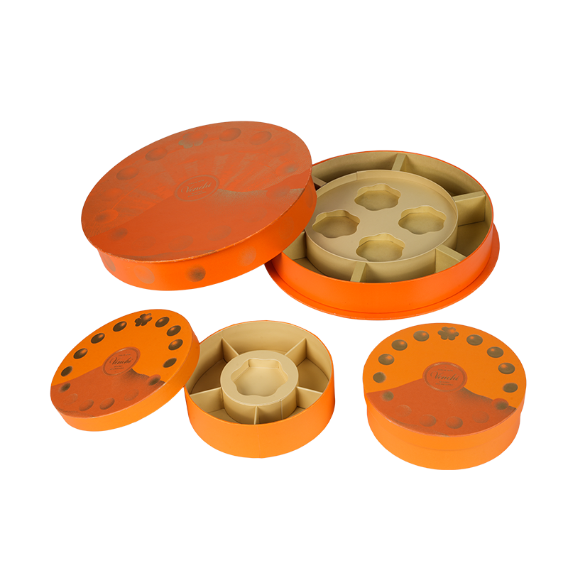 กล่องขนมทรงกลมแข็งกันความชื้น