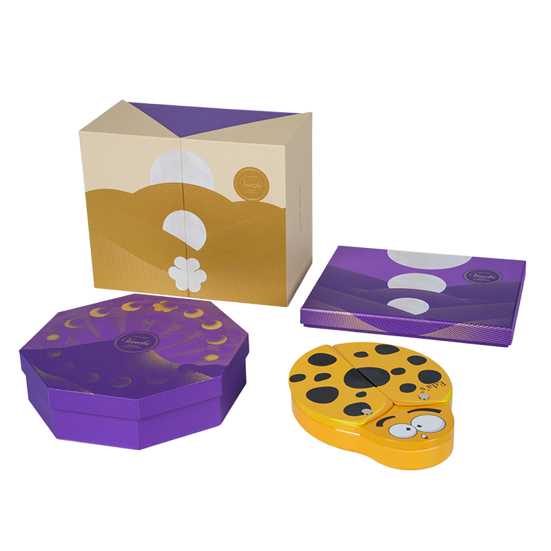 กล่องบรรจุภัณฑ์ช็อคโกแลตสองประตูแข็ง