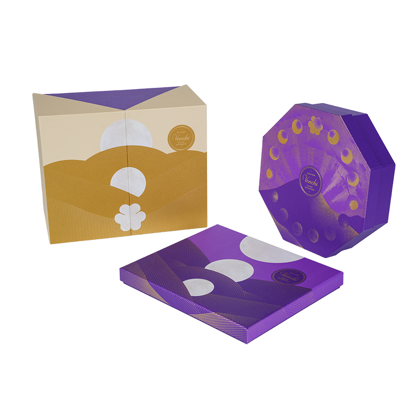 กล่องบรรจุภัณฑ์ช็อคโกแลตสองประตูแข็ง