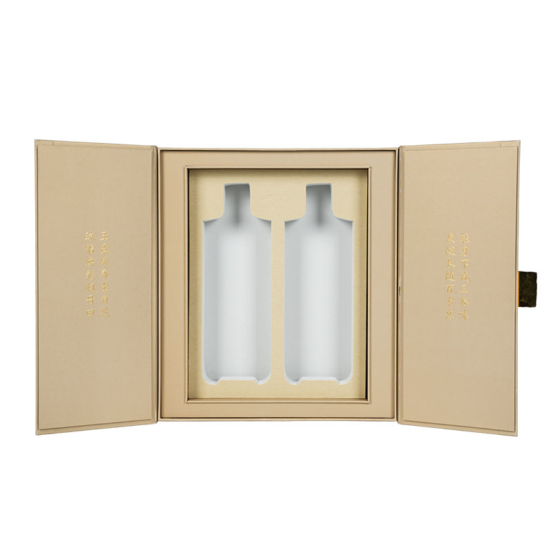 กล่องของขวัญน้ำมันบริโภคสองประตูแข็ง