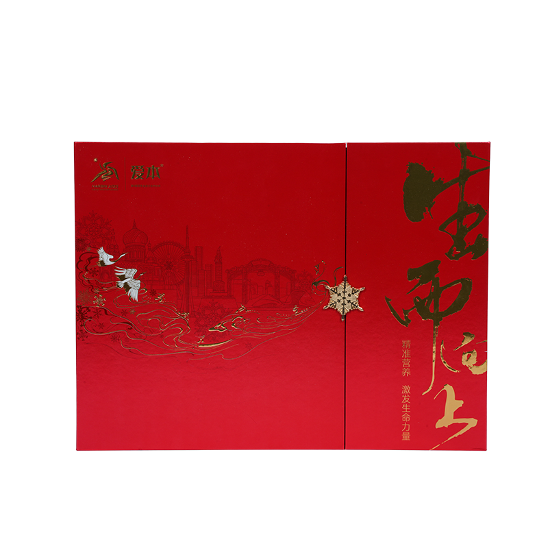 กล่องบรรจุภัณฑ์เค้กสองประตูแข็ง