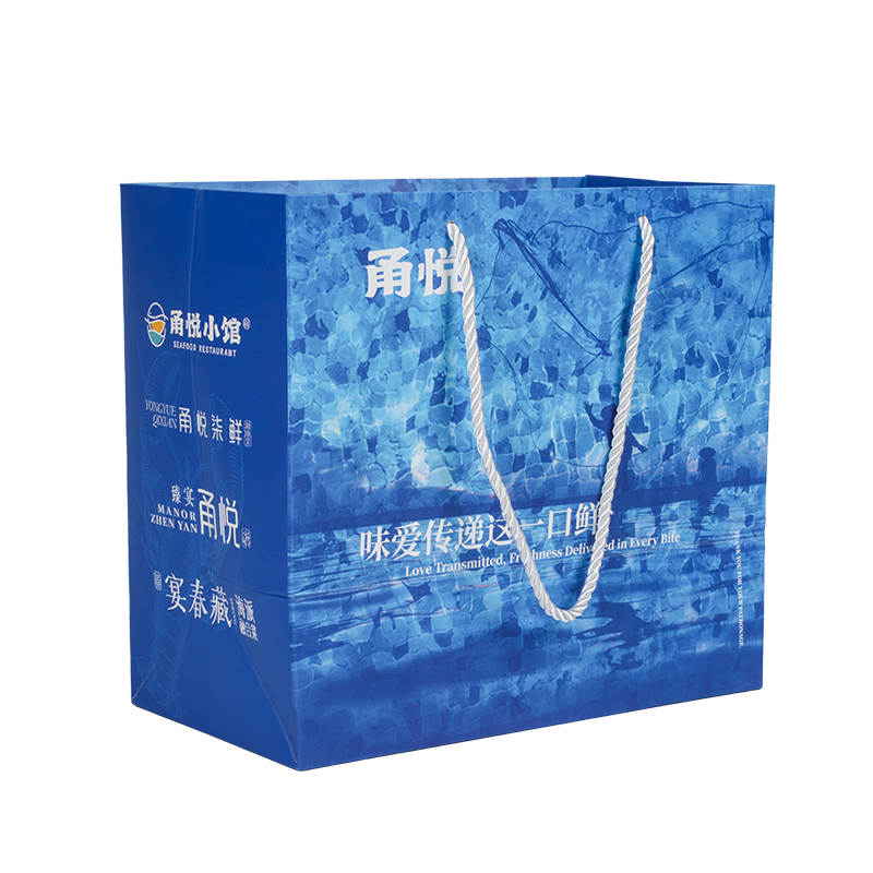 ถุงกระดาษคราฟท์สำหรับพกพาขนาดนุ่มพกพาสะดวก