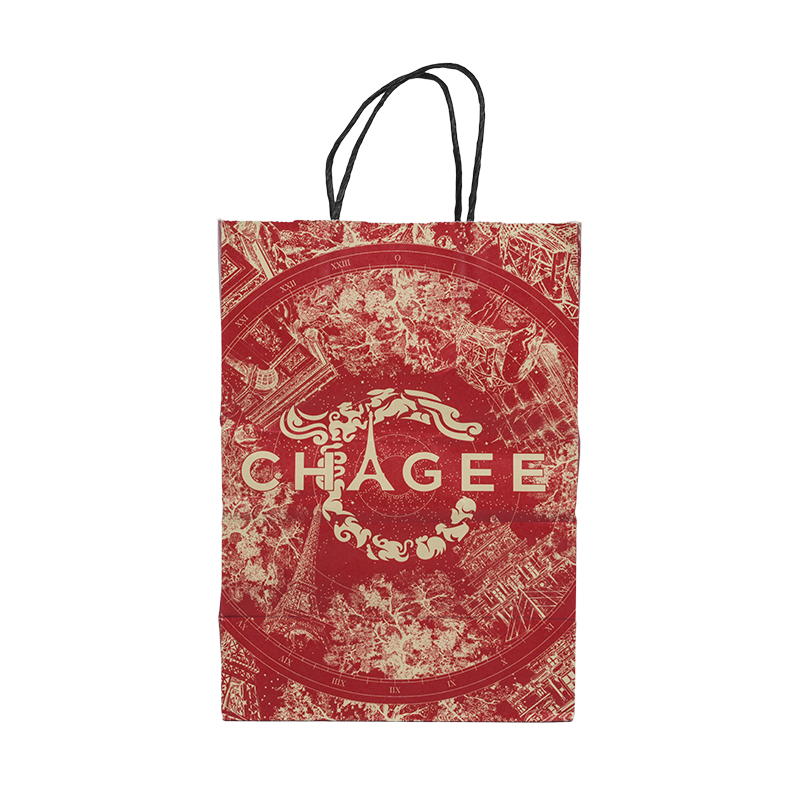 ถุงกระดาษกระดาษแข็งสีขาวปั๊มร้อนสำหรับบรรจุภัณฑ์น้ำหอม