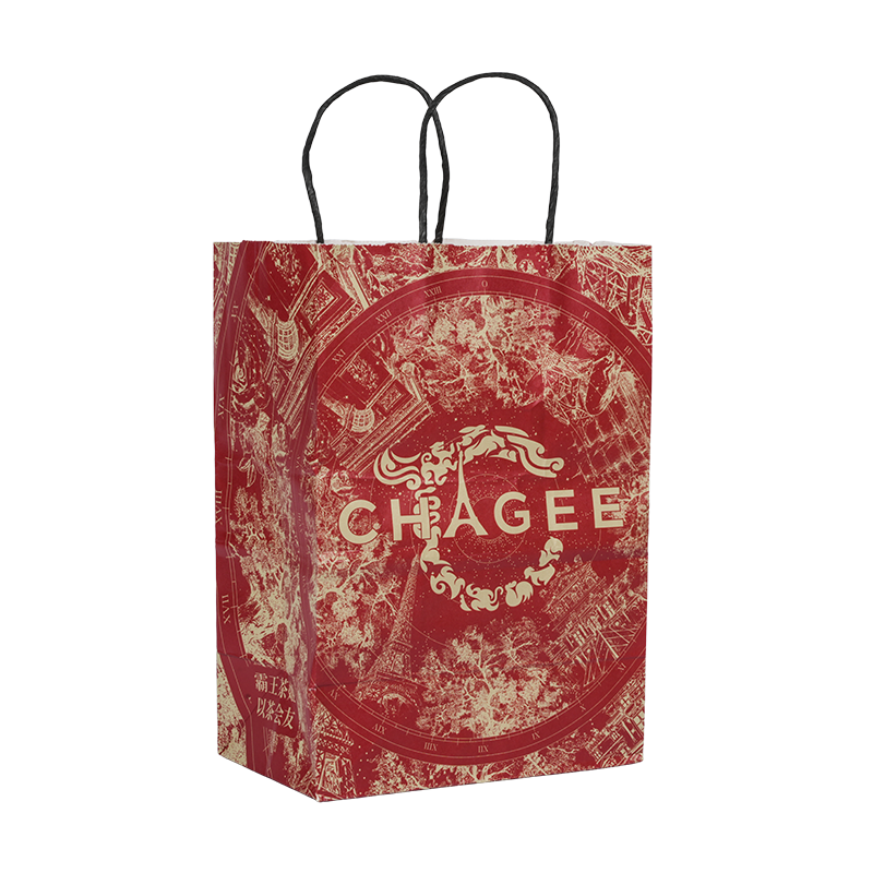 ถุงกระดาษกระดาษแข็งสีขาวปั๊มร้อนสำหรับบรรจุภัณฑ์น้ำหอม