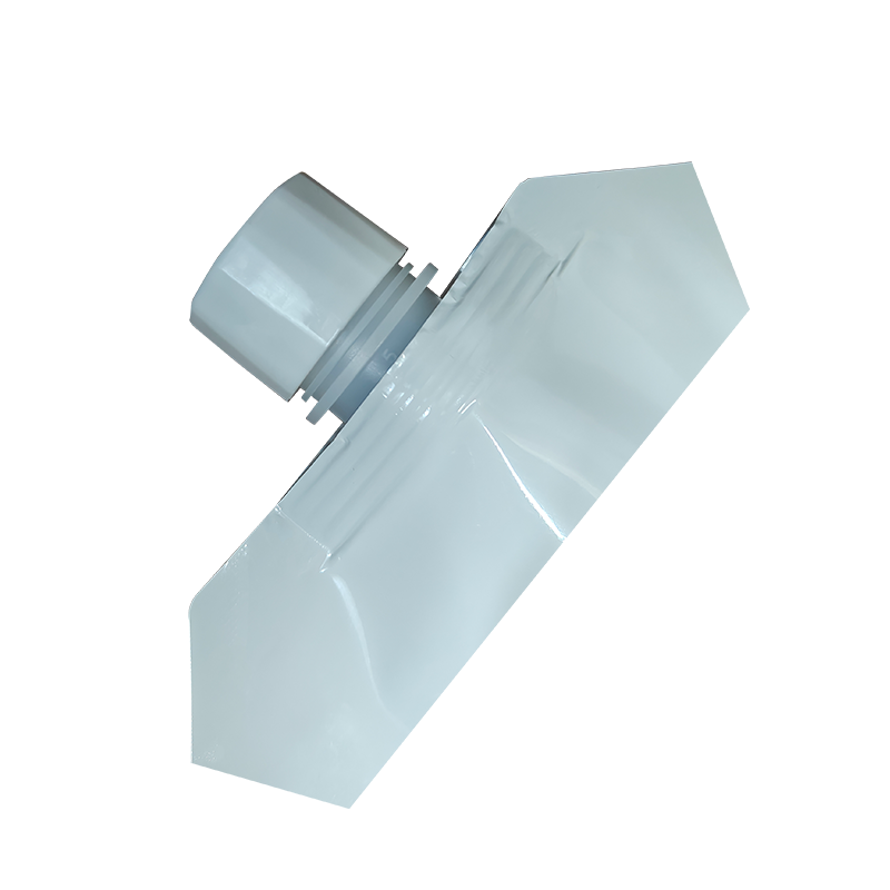 กระเป๋า Solo swirl top — กระเป๋าตั้งพื้นโปร่งแสงสีขาว