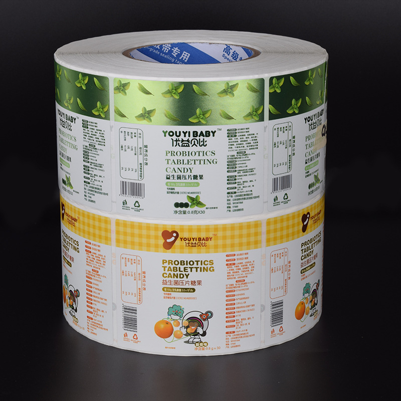 ป้ายกาวกระดาษเคลือบ