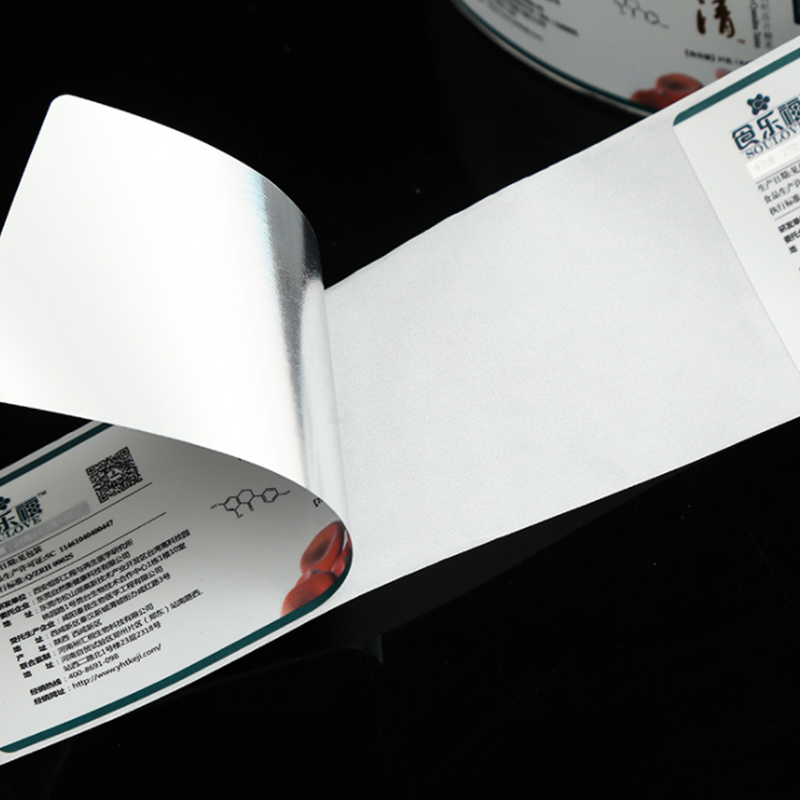 ฉลากติดด้วยตนเองสำหรับอาหารเสริมเพื่อสุขภาพ